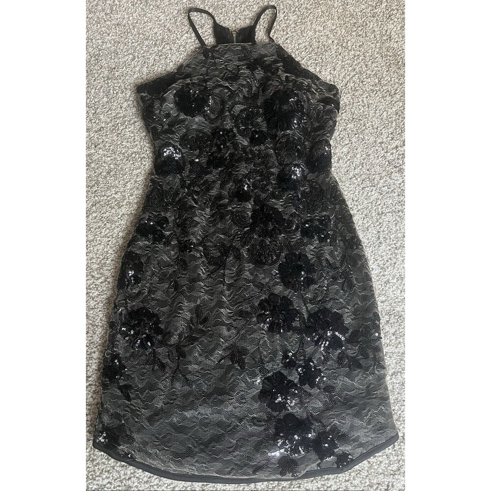 Women's Windsor Black Sequin Mini Dress, Small, NWT